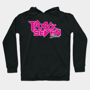 Pink logo Track Seven Band Hoodie